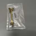 4pcs Golden Stainless Steel Butterfly Long Handle Mixing Spoons 5.31 Inch Coffee Dessert and Salad Spoons for Home and Party Use Easy to Clean