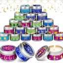 MTLEE 20 Pcs Ramadan Mubarak Scented Candles Bulk, 1 oz Eid Wax Candles, Muslim Islam Meditation Decor, Islamic Ramadan Gifts for Family Home Eid Celebration Party Favor, Assorted Scents(Multicolor)