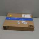 C Shaped End Table, Side Table for Sofa, Small TV Tray, Couch Table with Storage Bag for Small Space, Living Room, Bedroom, Home Office LET501B (Black)