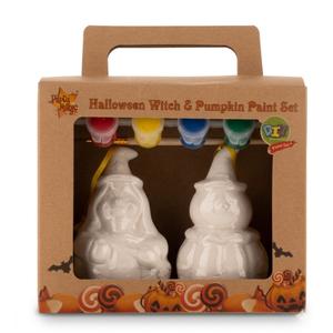 Party Magic Halloween Witch and Pumpkin Ornament Painting Kit