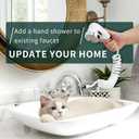 ZCONIEY Sink Faucet Sprayer Attachment, Shower Head Attaches To Tub Faucet, Dog Bathing Hose Shower Set for Laundry Bathroom Kitchen