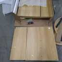 Round Dining Table for 4, Kitchen Table Dinner Table  for Home Dining Room Living Room (Natural)