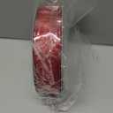 Morex Ribbon Wired Swirl Sheer Glitter Ribbons, Holiday Ribbon for Crafts and Christmas Decorations, Gift Wrapping, 1.5" x 50 Yd, Red