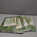 6 x Christmas Wrapping Paper, 6 Sheets Assorted Green Gift Wrapping Paper with Gold Snowflakes, Christmas Tree, Angel Pattern, Xmas Wrapping Paper Set with Ribbon, Sticker and Tag for Christmas Party