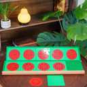 Premium Montessori Large Metal Fraction Circles with Stand 26in 9.2lbs | Beechwood & Metal Math Manipulatives for Kids | Fraction Learning Toys, Classroom & Homeschool Materials for Ages 5-10