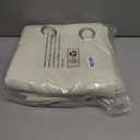 BGment Cream 100% Blackout Curtains for Bedroom 90 Inch Length 2 Panels Set, Thermal Insulated Full Light Blocking Grommet Noise Cancelling Window Curtains&Drapes with Black Liner, 46 Inch Wide Each