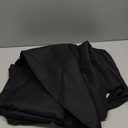 Smiry 2 Packs Fitted Black Tablecloths, 6 Foot Rectangle Polyester Fabric Table Cloths, Washable Table Cover for Trade Show, Craft Show, Parties, Birthday, Wedding, 72 x 30 Inch