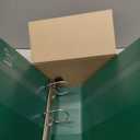 Avery Heavy-Duty View 3 Ring Binder, 3 Inch One Touch EZD Rings, 670-Sheet Capacity, 3.5 Inch Wide Spine, Customizable Clear Cover and Spine, 1 Green Binder (79109)