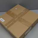 5FT Pop up Christmas Tree for Indoor Decoration Pre-lit Mini Christmas Tree with 60 Lights, Silver White Artificial Pencil Tree Collapsible Tinsel Lighted up with Snowflake Glitter