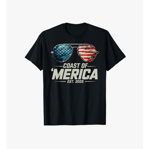 Retro Gulf Of USA America Est 2025 American Coast Of America T-Shirt M