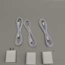 CXX Fast Charger for iPhone [3-Pack, MFi Certified], 20W USB-C PD Block with 6Ft Charging Cable Compatible with iPhone 14/13/12/11/Pro Max & iPad (White)