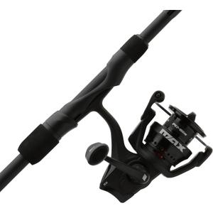 Abu Garcia 7' Max SX Spinning Reel and Fishing Rod Combo, Size 3000 Reel, 7 Stainless Steel Ball Bearings, Smooth Oil Felt Front Drag System, 24 Ton Graphite Rod Blank