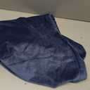 Velvet Chair Slipcovers for Dining Room Stretchy Super Soft Parson Chair Seat Covers Chair Protectors for Party Pet Protection (Set of 6, New Navy)