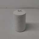 Dog Treat Container Airtight - 5 Inch Wide x 9 Inch Tall Ceramic Dog Treat Jar for Kitchen Counter with Airtight Lid - 7 Cup Capacity Pet Treat Container - Cute Doggie Cookie Jar - Big Treats Canister (White)