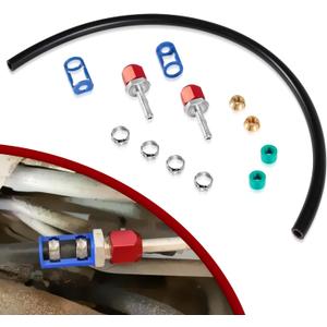 800-671 A/C Line Splice Kit for 3/8" Line With No. 6 Hose 24 Inches, Air Conditioning Repair Splice Connector Kit, Universal Fit for 3/8" Line to Hose Repair