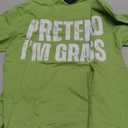 Lazy Halloween Costume Shirt, Pretend I'm Grass T-Shirt, Small