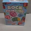 Dan&Darci Rock Painting Kit for Kids - Arts and Crafts for Girls & Boys Ages 6-12 - Craft Kits Art Set - Supplies for Rocks Paint - Best Tween Gift Ideas for Kid Activities Age 6 7 8 9 10 11 (Multi-color)