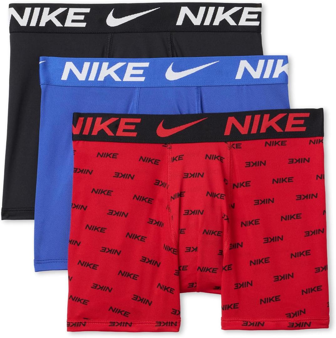 Nike Boys' Dri-FIT Essentials Micro Multi-Pack Boxer Briefs (XL)