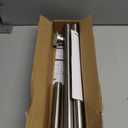 Shower Curtain Rod, 1" Diameter Heavy Duty Tension Shower Rod, Non Slip Adjustable 28-74 inch No Drill Shower Curtain Rods Spring Tension For Bathroom, Shower Stall, No Rust, Brushed Nickel