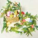 LOMIMOS 6FT Spring Lighted Birch Garland,Battery Operated Twig Vine with Timer 48 Lights for Xmas Spring Thanksgiving Wedding Party Decoration Fireplace Mantle Wall