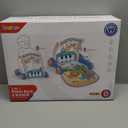 Baby Gym Play Mat with Walker, 2 IN 1 Kick and Play Piano Activity Center with Light & Music, Tummy Time Mat & Baby Push Toys for 0-6 12-18 Months, Sit-to-Stand Learning Walker for Infant Toddler Gift (Green)