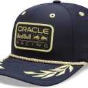 New Era 9FIFTY Flatbrim F1 Red Bull Oracle Racing World Champion Team Hat, One Size Navy