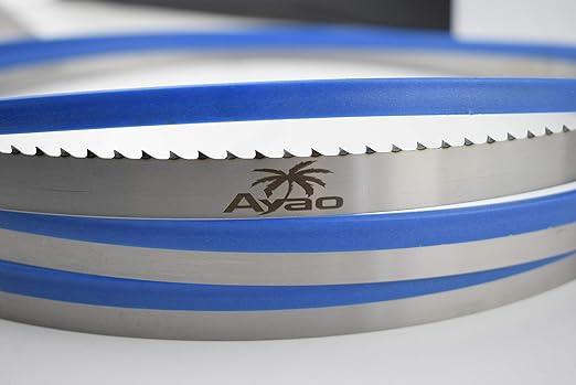 AYAO 65-Inch X 1/2-Inch X 4TPI Hardened Teeth Band Saw Blade