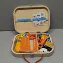 Kids Tool Set Toy for Boys - Educational Montessori Wooden Toddler Play Tool Box with Electric Drill - 59 Pcs STEM Construction Building Toys Christmas Birthday Gifts for 3 4 5 6 Year Old Boys Girls