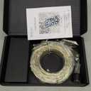 BrizLabs Smart Fairy String Lights, 66ft 200 LED WiFi Pink & White Valentine's Day Fairy Lights App Control, Dimmable Rainbow Christmas Lighting, Music Sync Xmas Lighting Work with Alexa & Google Home