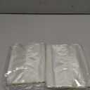 Yexiya 200 Pcs 5 x 7" Heat Seal Cookie Bags Cellophane Clear Cookie Bags Flat Edge for Treat Chocolate Candy Desserts Snack Packs for Gift Giving