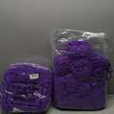 Timgle 12 Skeins Chunky Chenille Yarn for Crocheting, 552 Yards Bulky Purple Thick Fluffy Yarns Soft Velvet Plush Yarn for Hand Knitting Blanket Crafts Project