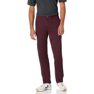 Amazon Essentials Men's Athletic-Fit Chino Pants (40W x 29L, Burgundy)