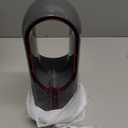 Desk Fan Bladeless, 11.8 Inch Office Fan Small, Quiet, 3 Speed Adjustment, Touch Control, Easy to Clean, Desk Fans Small Quiet, Ideal for Office, Living Room, Bedroom (Gray/Dark Red)