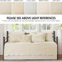 Madison Park Cottage Medallion Quilted Daybed Cover Set, 6PC, 39"x75", 75"x39"