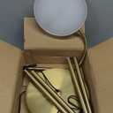 Floor Lamp, Led Floor Lamps for Living Room, Stepless Adjust Color Temperatures & Brightness Standing Lamp with Touch Control Tall Lamps Adjustable Gooseneck Reading Floor Lamp (Gold)