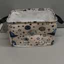 Rec Spaceman Print Box Hamper Storage Basket Collapsible Organizer Bin Gift Shelf Baskets for Home and Kitchen Storage