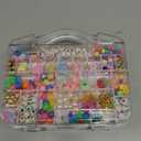 DIY Bag Charm Making Kit Bead Keychain Making Kit Letter Beads for Christmas Party, Family Activity Art Craft Bag Charm for Jewelry Making Supplies Personalized Alphabet A-Z Beads DIY Crafts