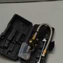 AZUNO Heavy Duty Tire Pressure Gauge, Tire Inflator Gauge 230PSI Air Chuck Air Compressor Attachments, with Steel Braided Hose, Large 2.6" Glow Dial & Quick Connect Coupler, for Truck/Car/SUV/RV/Bike