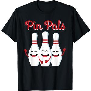 Pin Pals Cute Bowling Shirt for Men Women and Kids T-Shirt, S