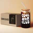 Gifts for Mom from Daughter Son - Birthday, Mothers Day, Mother's Day, Christmas Mom Gifts for Wife, Her - Gift Ideas for Mama, Mother - Gift for New Moms, Mothers - 16 Oz Can Glass