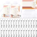 Vesici 30 Sets Christian Party Favors Gifts Bible Verse Bottle Opener Keychain Set Religious Christian Gifts Bulk with Cards and Bag for Church Scripture Thanksgiving Christmas Party Favors(Silver)