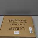 Enido 12 Pc Flameless LED Candles with Remote & Timer, Outdoor Waterproof, Flickering Electric Warm Lights for Cozy Home & Holiday Romantic Decor, Battery Operated for Party(D 2.2 x H 4/5/6