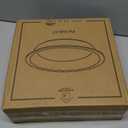 Sweejar Ceramic Pie Pan for Baking,Round Baking Dish Pan for Dinner 10 Inches, Pie Dish Non-Stick Pie Plate for Quiche, Tart, Cake, Pumpkin Pie, Pot Pies (White)