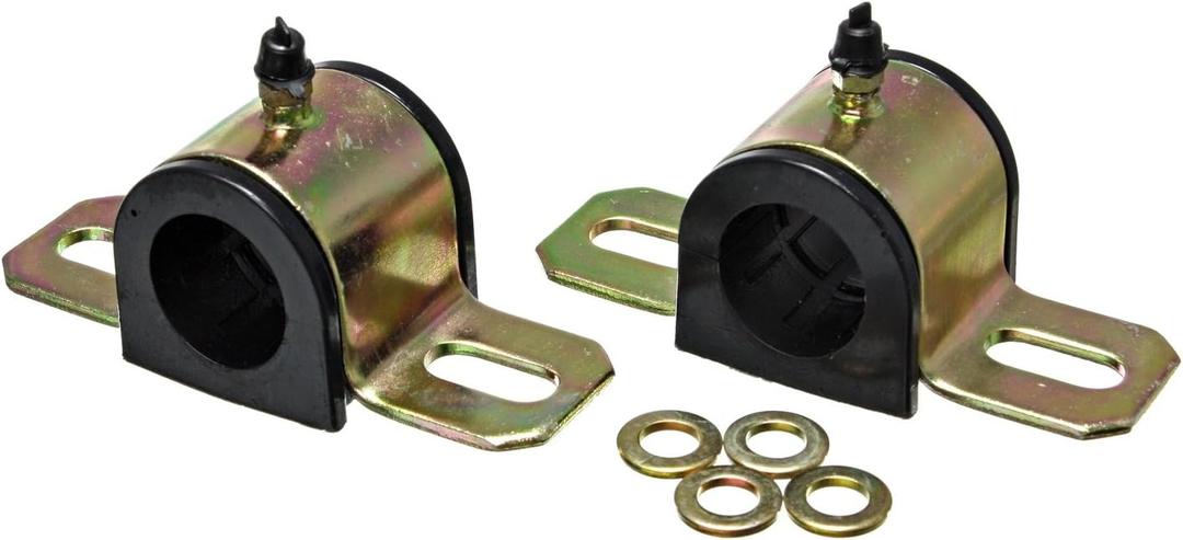 Energy Suspension 9.5161G 1" Greasable Sway Bar Set , Black