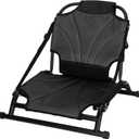 Aluminum Frame Kayak Seat with Backrest, Aluminum Alloy Folding Kayak Seat, Adjustable Backrest Support, Suitable for Fishing, Kayaking, Inflatable Kayaking, Paddle Boarding