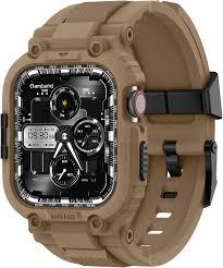 amBand M1 Sport Case Band for Apple Watch Ultra 3/2/1 & SE 3/2/1 & Series 11 10 9 8 7 6 5 4 3 49mm 46mm 45mm 44mm 42mm 41mm 40mm 38mm, Shockproof & Scratch Resistant Rugged Bumper for Men