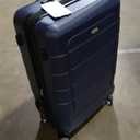 SHOWKOO Luggage Sets Expandable PC+ABS Durable Suitcase Double Wheels TSA Lock Blue