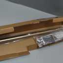 Ivilon Drapery Window Curtain Rod - End Cap Style Design 1 Inch Pole. 48 to 86 Inch Color Warm Gold