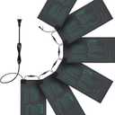 LUXBIRD 6 Pack Daisy Chain Seedling Heat Mats for Indoor Plants, Greenhouses, Germination, Hydroponic Garden, IP67 Waterproof Durable (LBHMDC06)