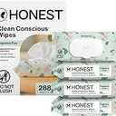 Box of Honest Diapers Size 3 Ct 90 And 4 Packs of Wipes